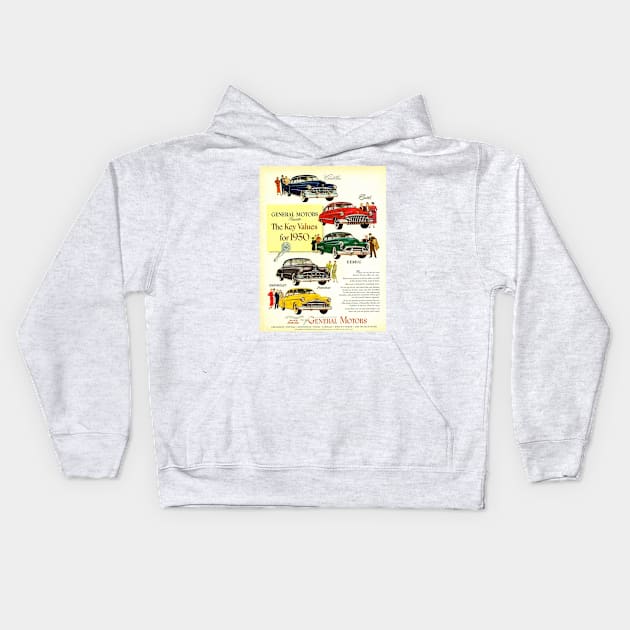 CLASSIC CAR VENTAGE 1950 Kids Hoodie by mosatu